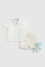 Load image into Gallery viewer, Mothercare Shorts, Shirt and Socks Set
