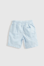 Load image into Gallery viewer, Mothercare Blue Linen Shorts
