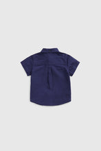 Load image into Gallery viewer, Mothercare Navy Oxford Shirt
