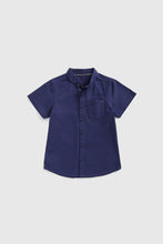 Load image into Gallery viewer, Mothercare Navy Oxford Shirt
