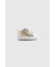 Load image into Gallery viewer, Mothercare Gold Pram Trainers
