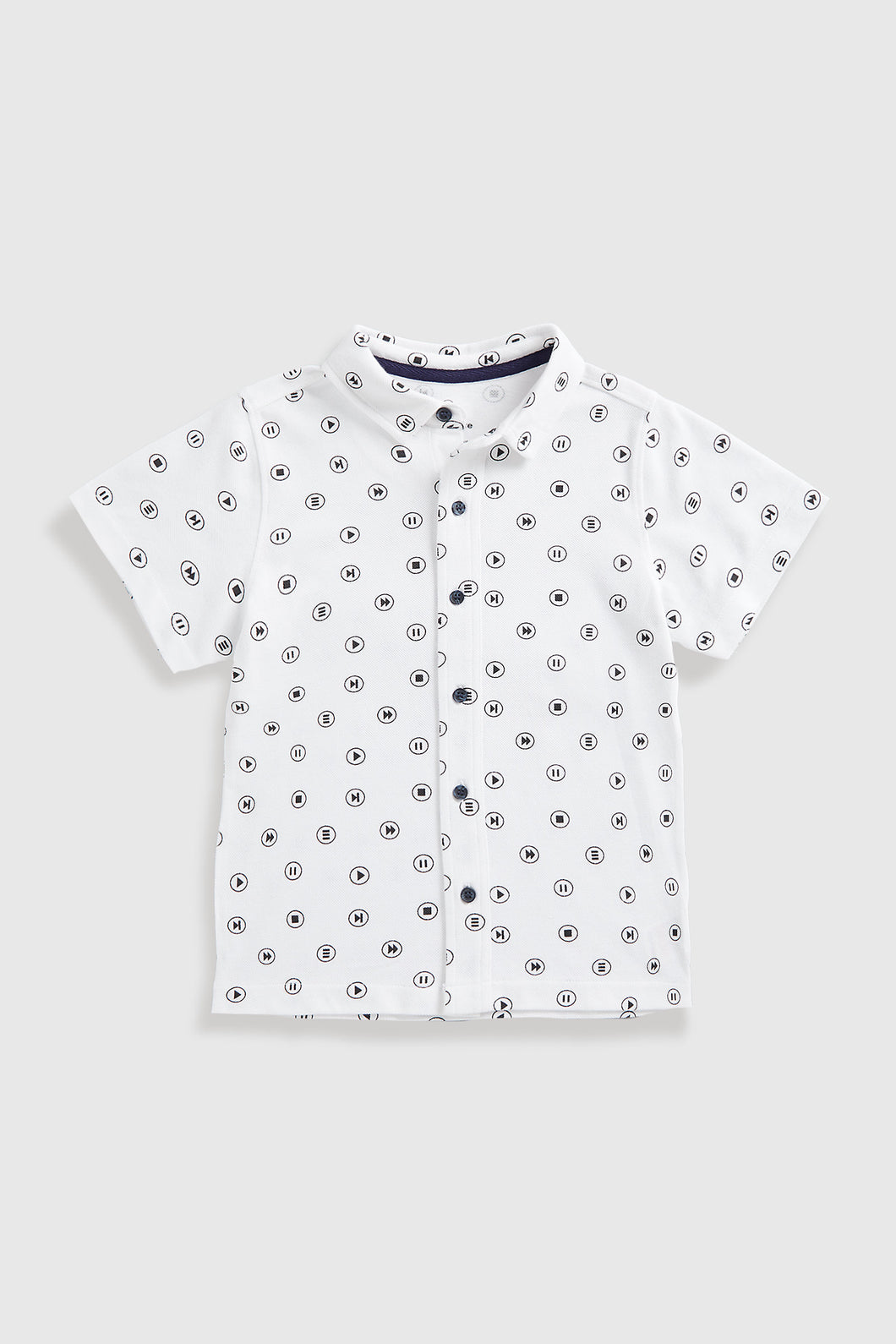 Mothercare Pique Short-Sleeved Shirt