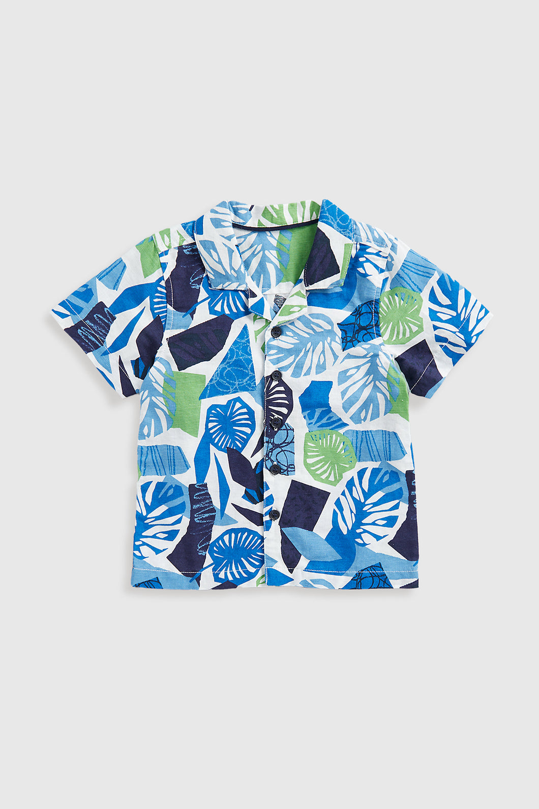 Mothercare Palm Print Linen Mix Shirt