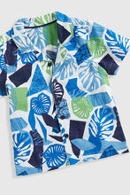 Load image into Gallery viewer, Mothercare Palm Print Linen Mix Shirt
