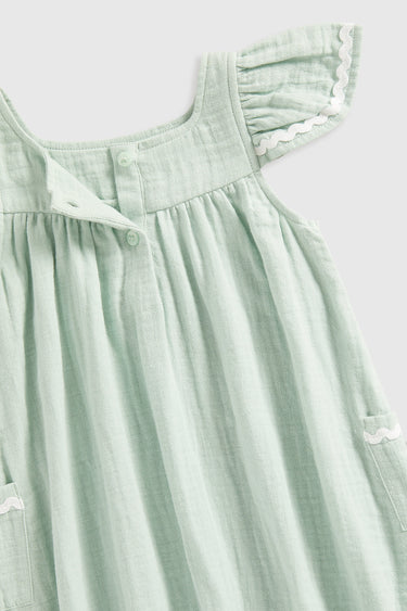 Mothercare Green Gauze Dress