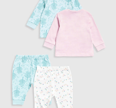 Mothercare Garden Bunny Baby Pyjamas - 2 Pack