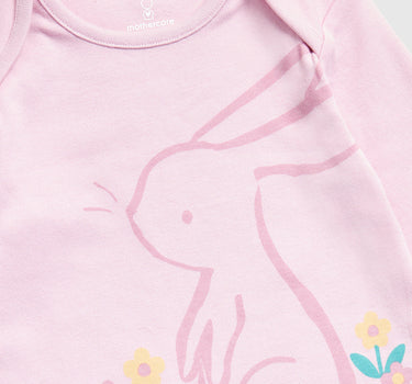 Mothercare Garden Bunny Baby Pyjamas - 2 Pack