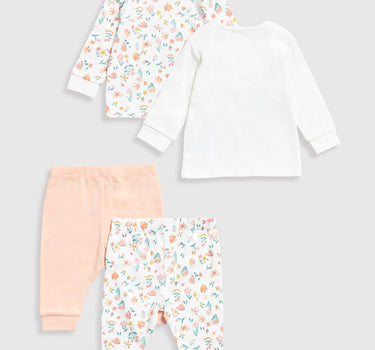 Mothercare Floral Garden Baby Pyjamas - 2 Pack
