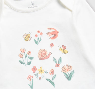 Mothercare Floral Garden Baby Pyjamas - 2 Pack