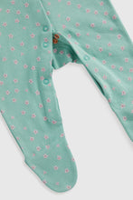 Load image into Gallery viewer, Mothercare Bunny Baby Sleepsuits - 3 Pack
