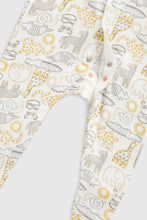 Load image into Gallery viewer, Mothercare Safari Baby Sleepsuits - 3 Pack
