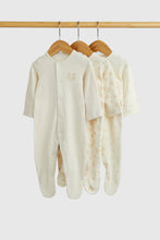 Load image into Gallery viewer, Mothercare Woodland Baby Sleepsuits - 3 Pack
