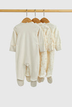 Load image into Gallery viewer, Mothercare Woodland Baby Sleepsuits - 3 Pack
