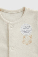 Load image into Gallery viewer, Mothercare Woodland Baby Sleepsuits - 3 Pack
