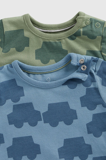 Mothercare Vehicles Long-Sleeved T-Shirts - 3 Pack