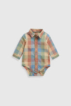 Load image into Gallery viewer, Mothercare Checked Shirt Bodysuit
