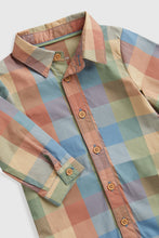 Load image into Gallery viewer, Mothercare Checked Shirt Bodysuit

