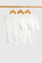 Load image into Gallery viewer, Mothercare Spotted Footless Sleepsuits - 3 Pack
