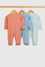 Load image into Gallery viewer, Mothercare Striped Footless Sleepsuits - 3 Pack
