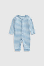 Load image into Gallery viewer, Mothercare Striped Footless Sleepsuits - 3 Pack

