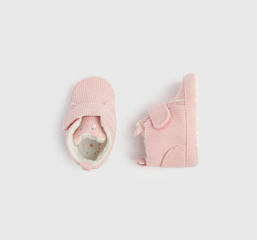 Mothercare Pink Buny Pram Shoes