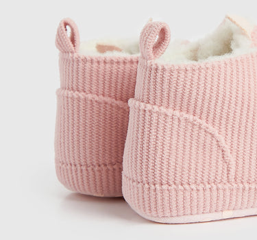 Mothercare Pink Buny Pram Shoes