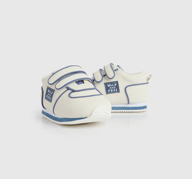 Mothercare Blue and White First Walker Trainers