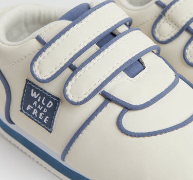 Mothercare Blue and White First Walker Trainers
