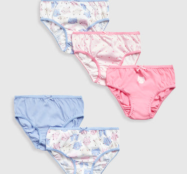 Mothercare Cat Briefs - 5 Pack