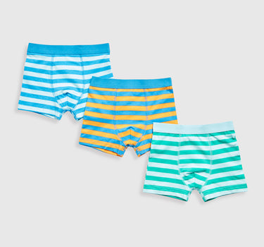Mothercare Striped Trunk Briefs - 3 Pack