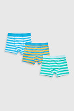 Load image into Gallery viewer, Mothercare Stripes Trunks - 3 Pack
