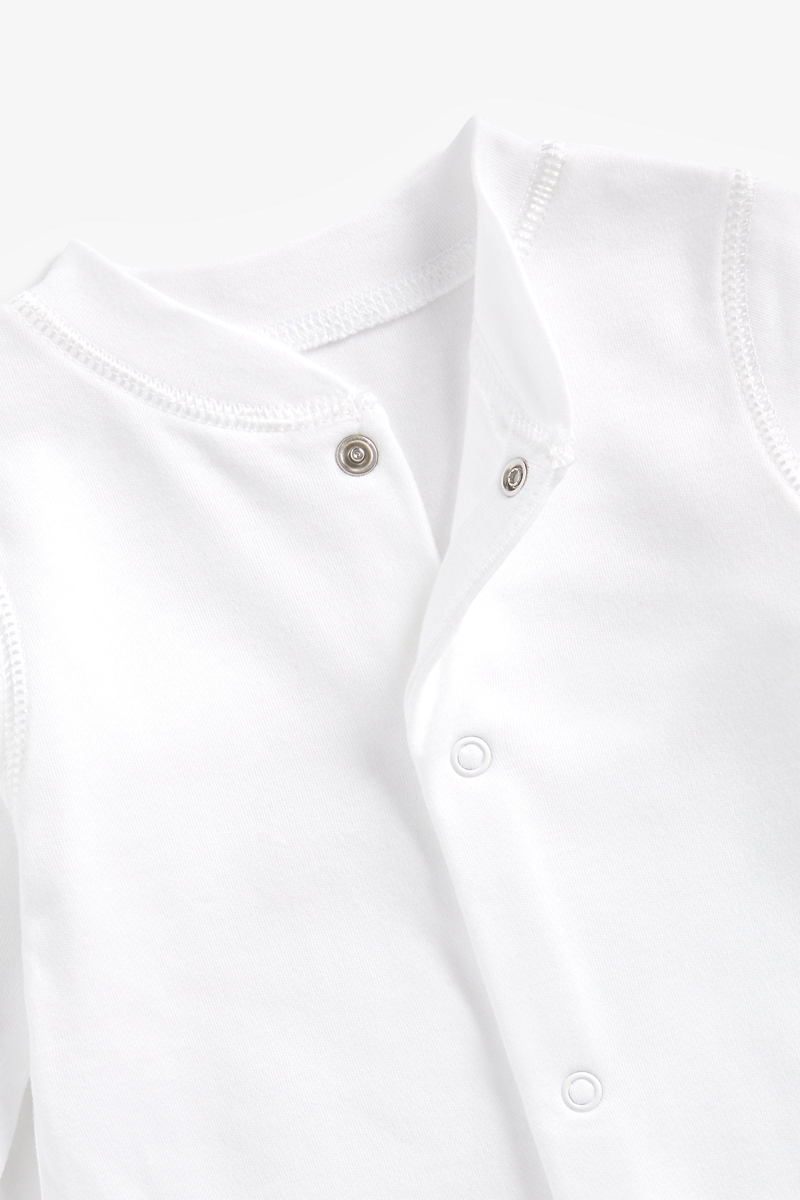 Mothercare White Sleepsuits - 3 Pack