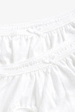 Load image into Gallery viewer, Mothercare White Frilly Nappy Cover Briefs - 2 Pack
