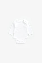 Load image into Gallery viewer, Mothercare My First Long Sleeve Bodysuits - 7 Pack
