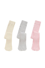 Load image into Gallery viewer, Mothercare Cable-Knit Tights - 3 Pack
