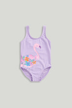 Load image into Gallery viewer, Mothercare Pink Flamingo Swimsuit
