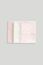 Load image into Gallery viewer, Mothercare Muslins Pk3 Girls
