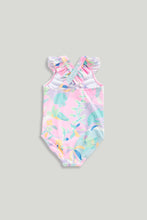 Load image into Gallery viewer, Mothercare Pink Cross-Back Swimsuit
