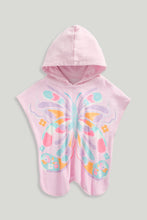 Load image into Gallery viewer, Mothercare Butterfly Towelling Poncho
