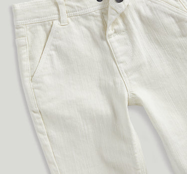 Mothercare Ecru Wide-Leg Jeans