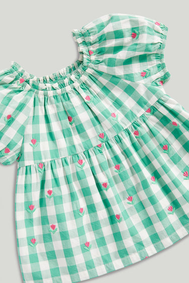 Mothercare Gingham Blouse and Jeggings Set