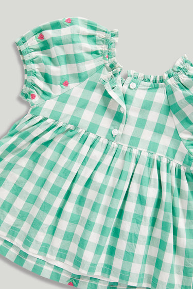 Mothercare Gingham Blouse and Jeggings Set