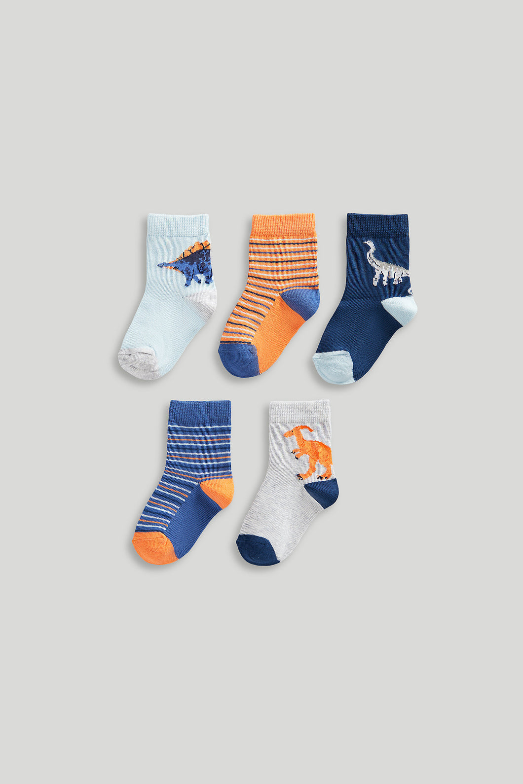 Mothercare Dinosaur Socks - 5 Pack