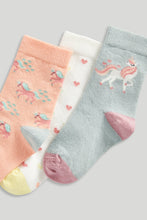 Load image into Gallery viewer, Mothercare Party Horse Socks - 5 Pack
