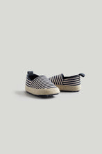 Load image into Gallery viewer, Mothercare Striped Canvas Pram Shoes
