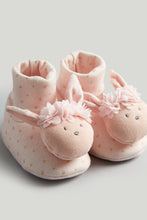 Load image into Gallery viewer, Mothercare Bunny Rattle Sock-Top Booties
