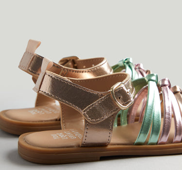 Mothercare Metallic Tie Sandals