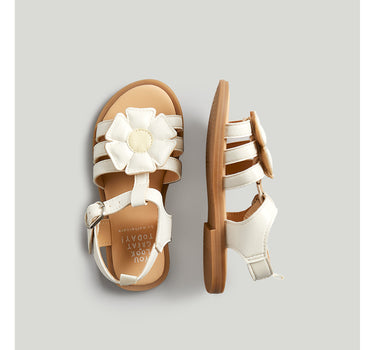 Mothercare White Daisy Sandals