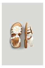 Load image into Gallery viewer, Mothercare White Daisy Sandals
