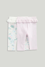 Load image into Gallery viewer, Mothercare Spring Blossom Leggings - 2 Pack

